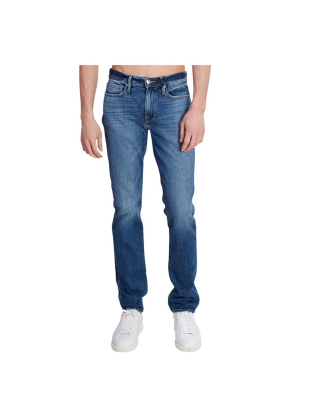 Frame Denim Women's Straight-Leg Jeans in Light Blue Wash